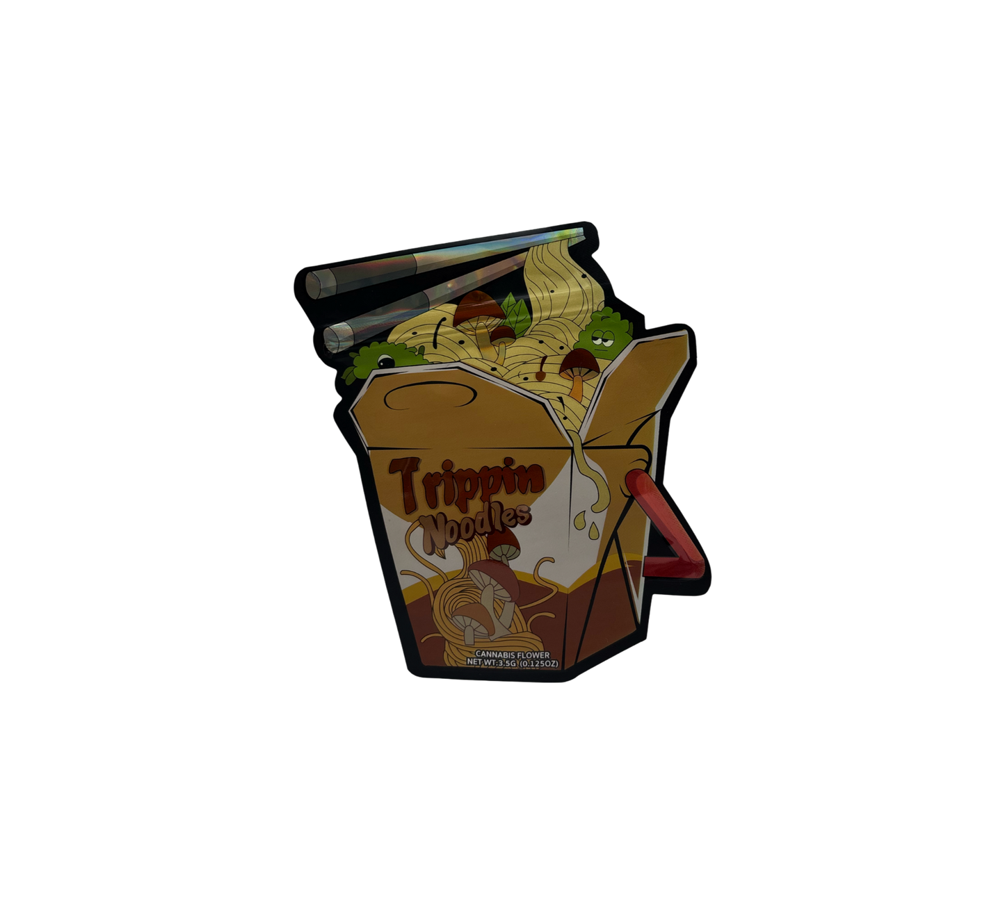 10x Trippin Noodles - leere PE Verpackungen Shape