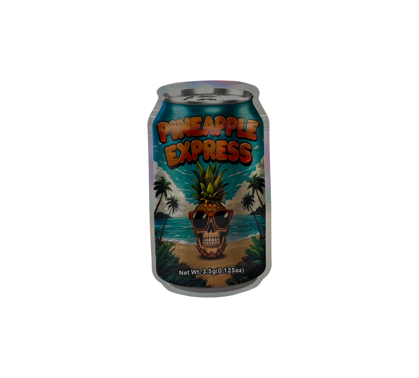 10x Pineapple Express - leere PE Verpackungen Shape