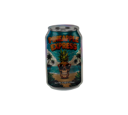 10x Pineapple Express - leere PE Verpackungen Shape