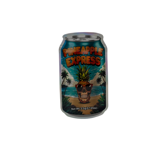 10x Pineapple Express - leere PE Verpackungen Shape