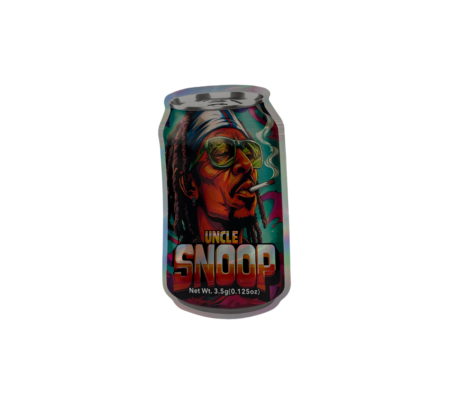 10x Uncle Smoke - leere PE Verpackungen Shape