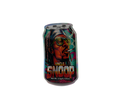 10x Uncle Smoke - leere PE Verpackungen Shape