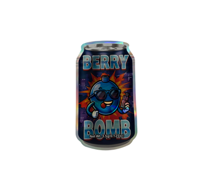 10x Berry Bomb - leere PE Verpackungen Shape