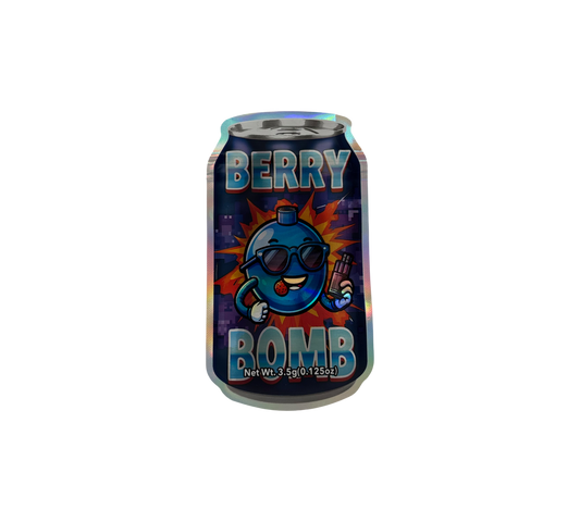 10x Berry Bomb - leere PE Verpackungen Shape