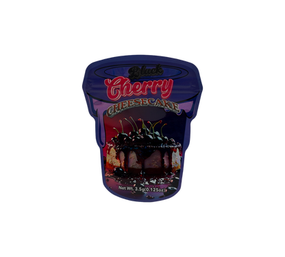 10x Black Cherry - leere PE Verpackungen Shape
