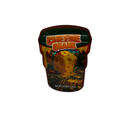 10x Cheese Quake - leere PE Verpackungen Shape