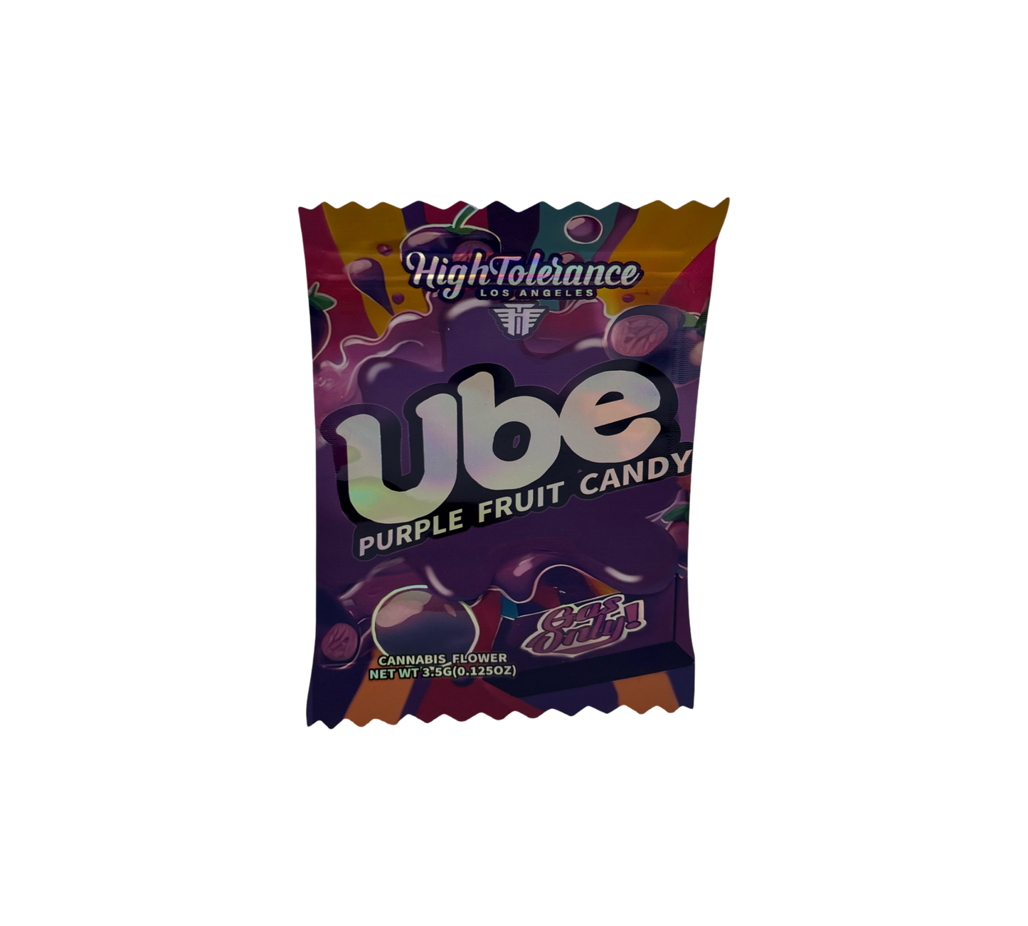 10x Purple Candy - leere PE Verpackungen Shape