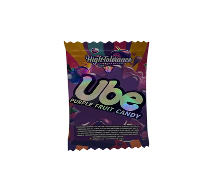10x Purple Candy - leere PE Verpackungen Shape