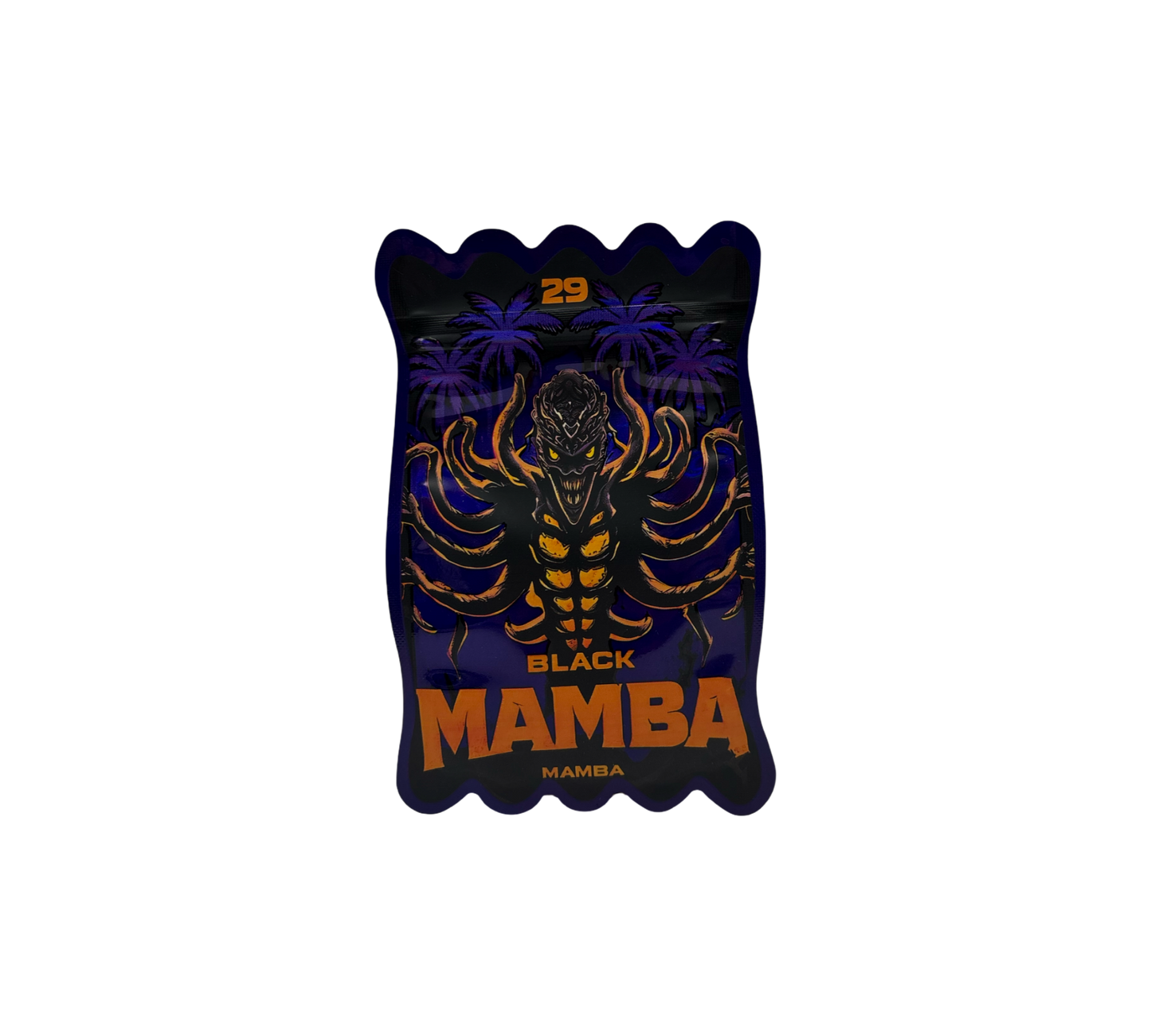10x Black Mamba - leere PE Verpackungen Shape