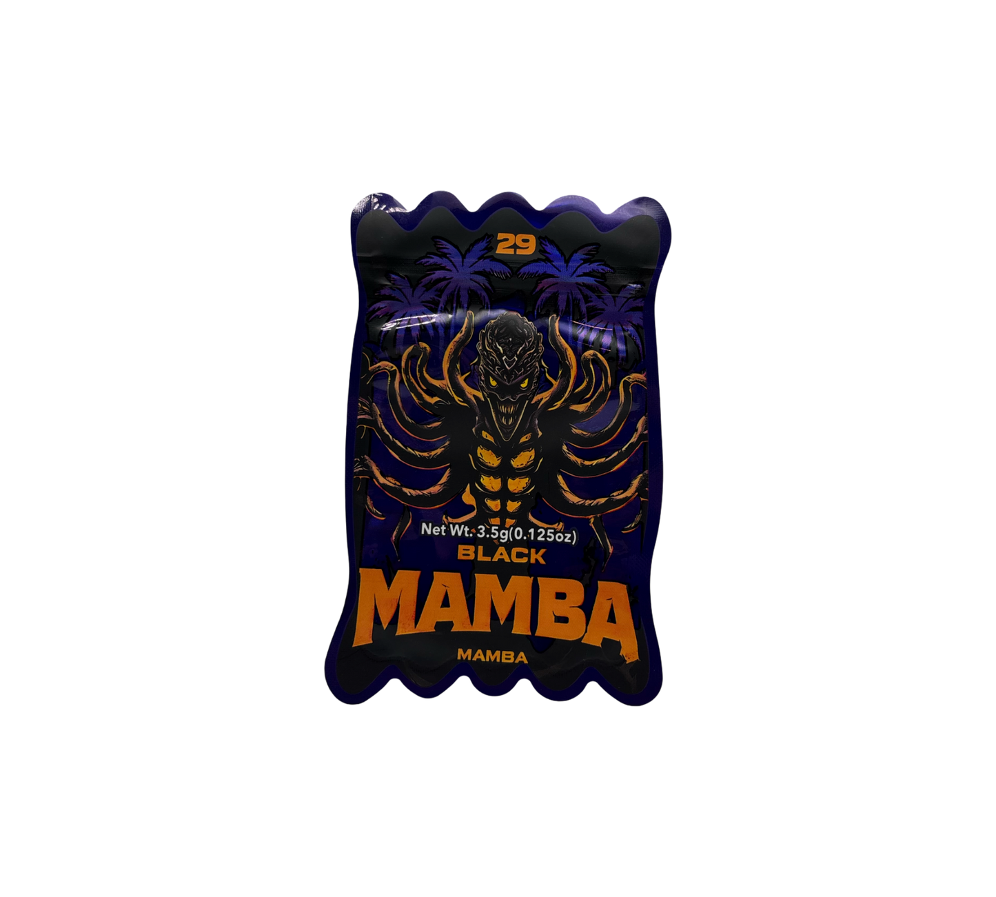 10x Black Mamba - leere PE Verpackungen Shape