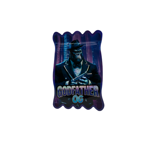 10x Godfather OG - leere PE Verpackungen Shape