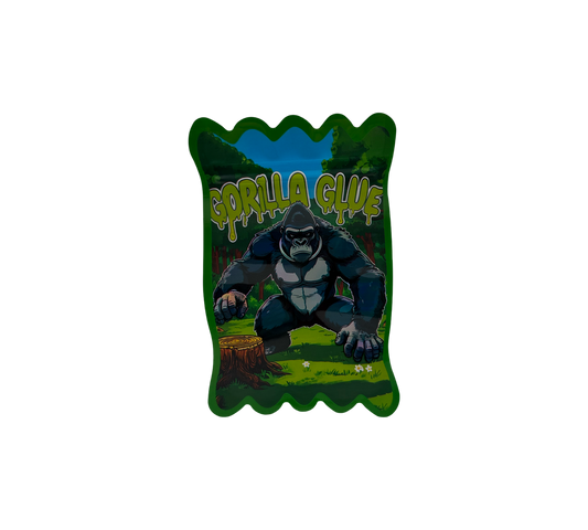 10x Green Gorilla Glue - leere PE Verpackungen Shape