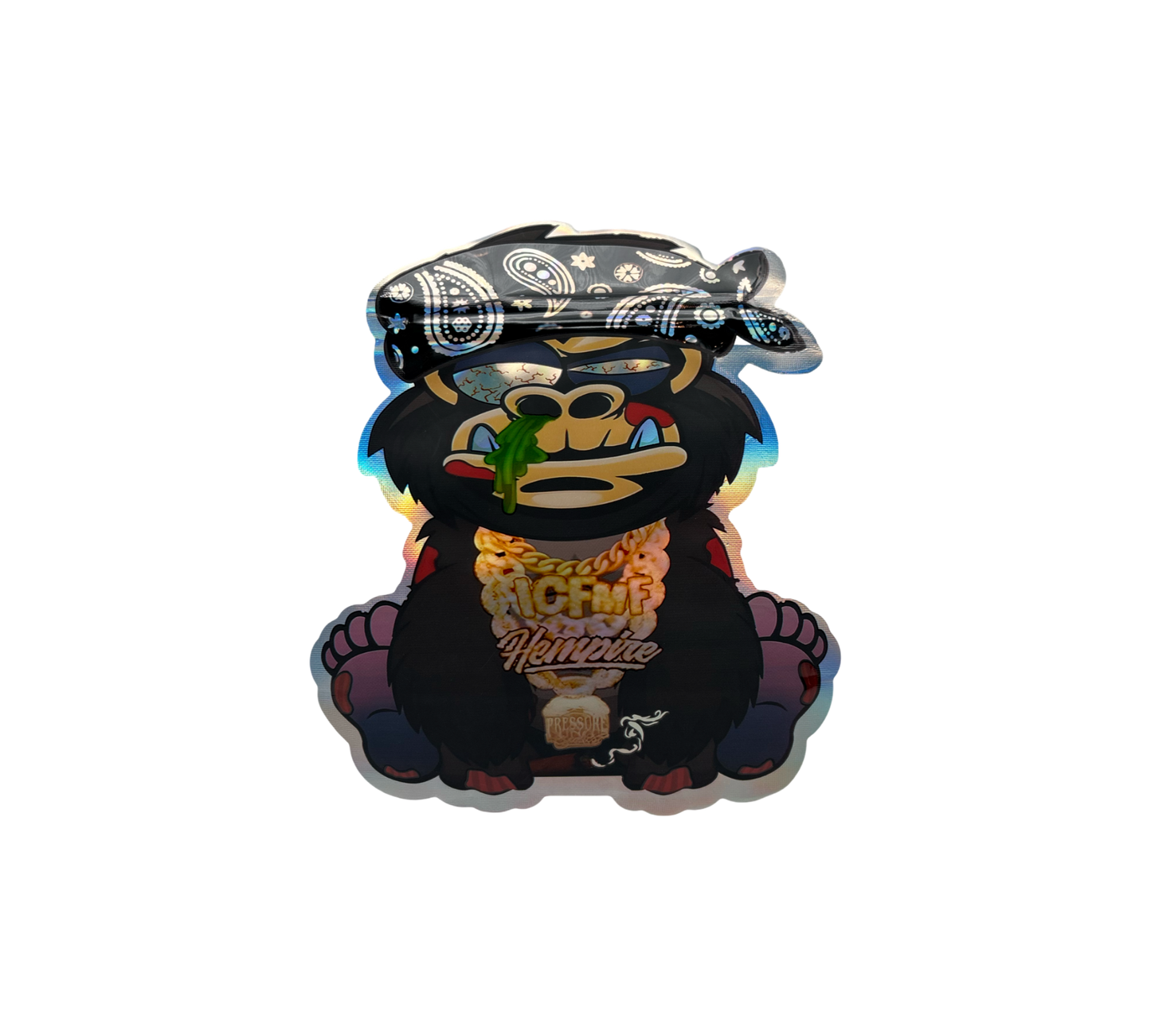 10x Gorilla Boss - leere PE Verpackungen Shape