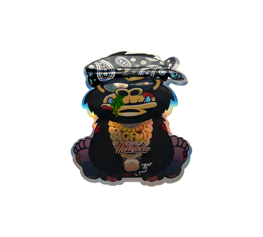 10x Gorilla Boss - leere PE Verpackungen Shape