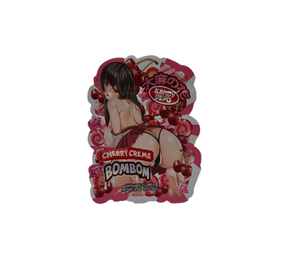 10x Cherry Bom - leere PE Verpackungen Shape