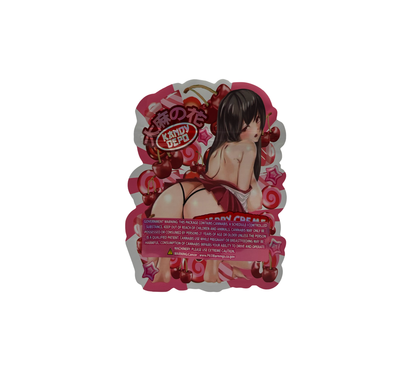 10x Cherry Bom - leere PE Verpackungen Shape