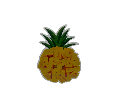 10x Pineapple - leere PE Verpackungen Shape