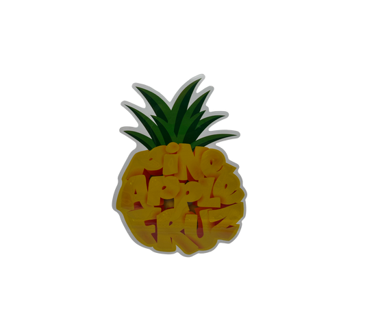 10x Pineapple - leere PE Verpackungen Shape