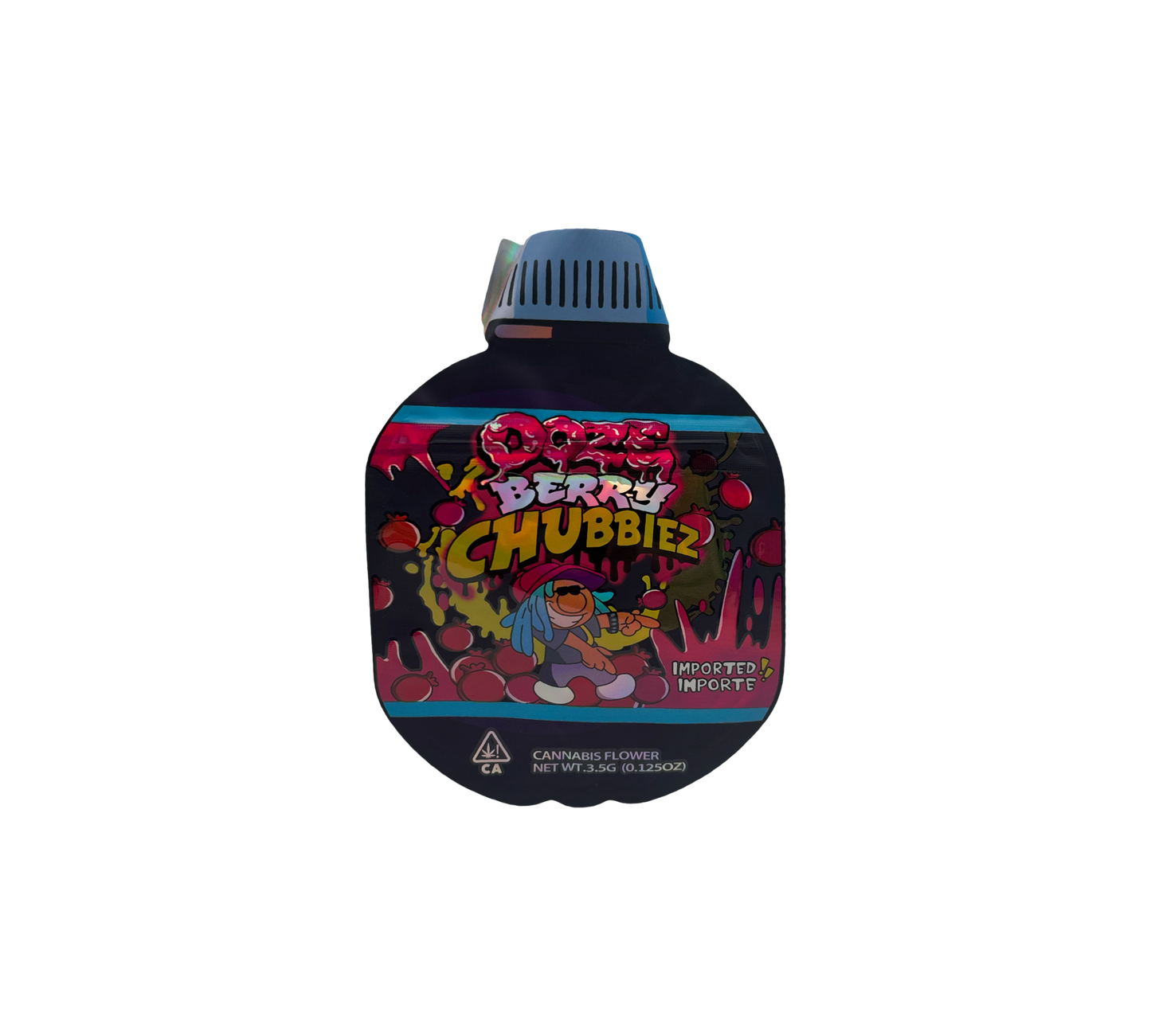 10x Berry Chubbi - leere PE Verpackungen Shape