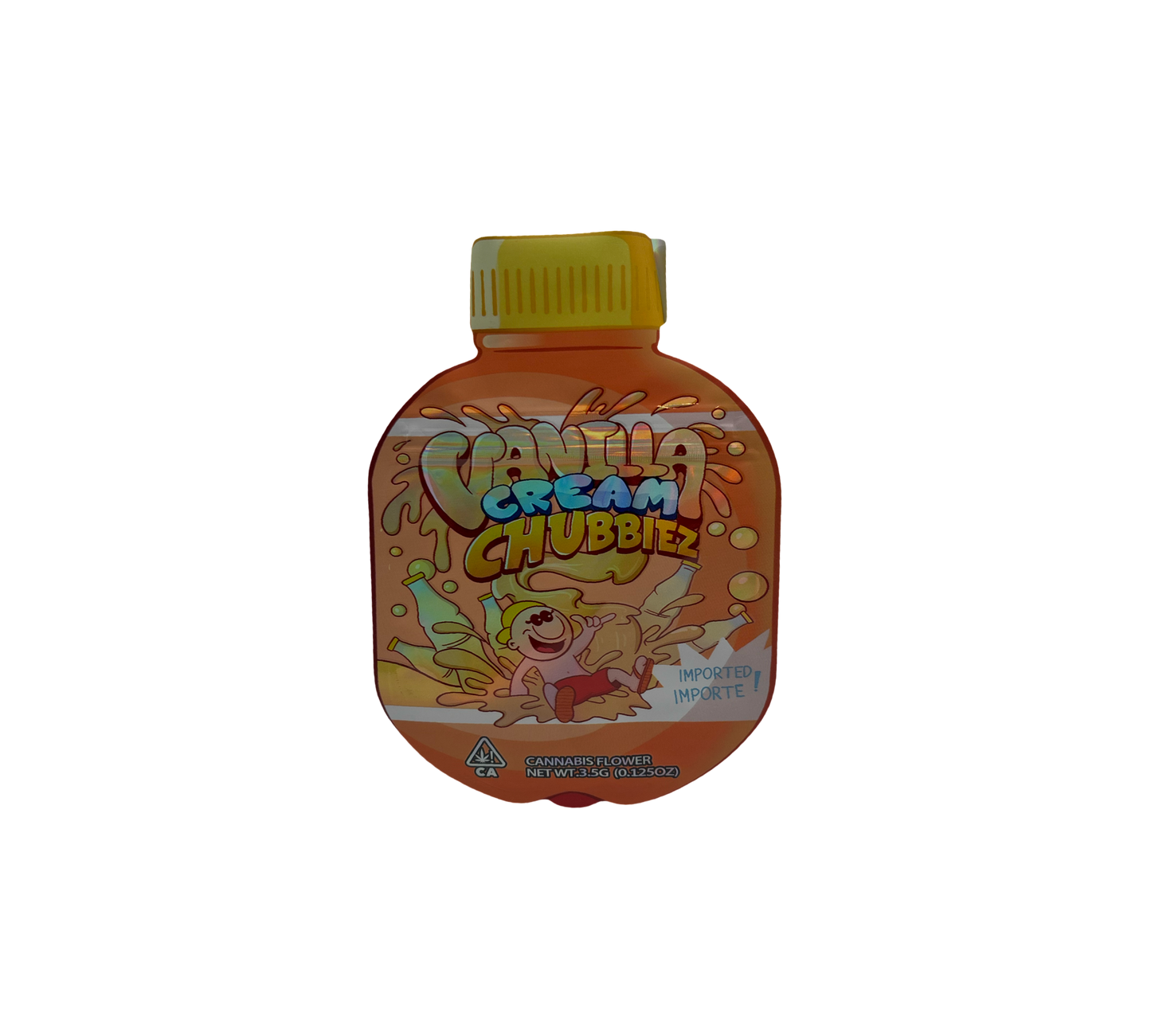 10x Vanilla Chubbi - leere PE Verpackungen Shape