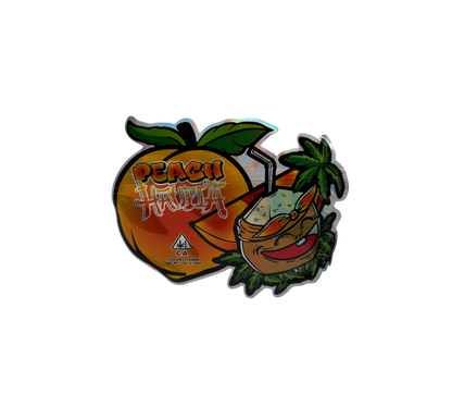 10x Peach - leere PE Verpackungen Shape