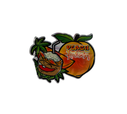 10x Peach - leere PE Verpackungen Shape