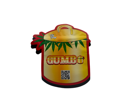 10x Big Pot Gumbo - leere PE Verpackungen Shape