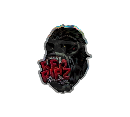 10x Gorilla Red Ripz  - leere PE Verpackungen Shape