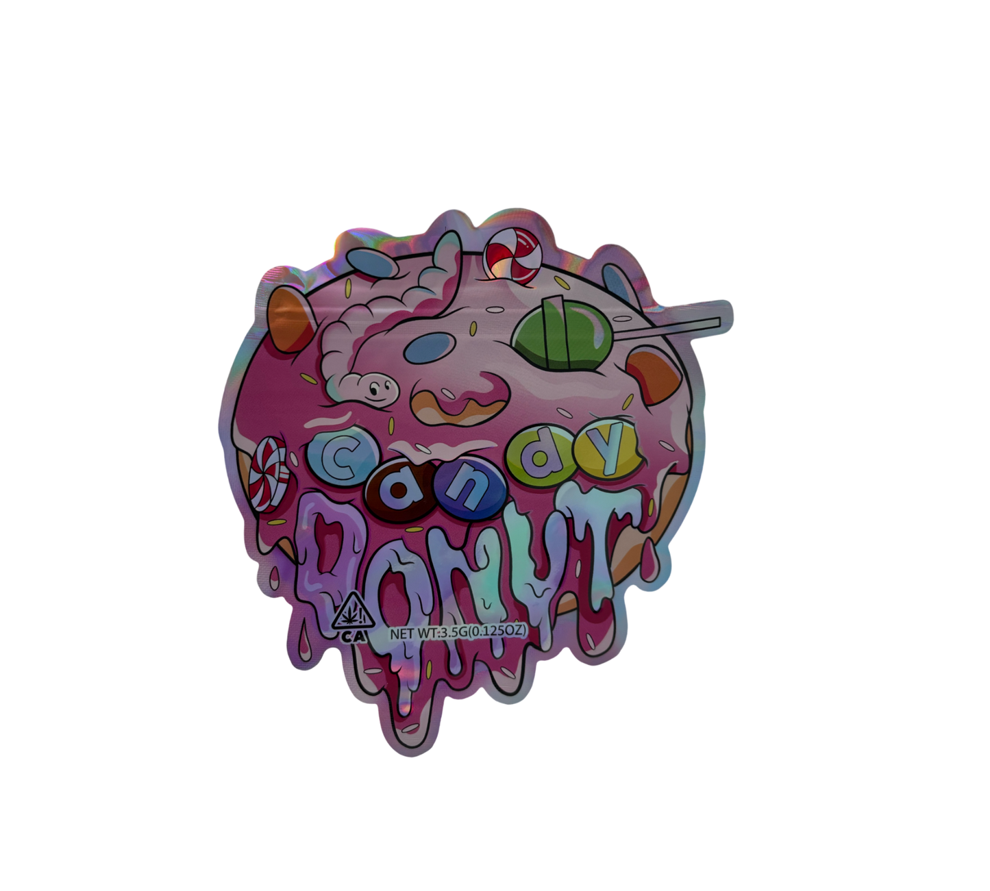 10x Candy Donut - leere PE Verpackungen Shape