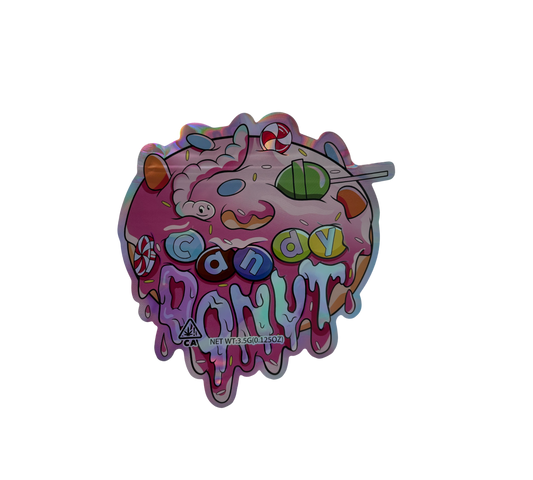 10x Candy Donut - leere PE Verpackungen Shape