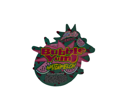 10x Bubble Yum - leere PE Verpackungen Shape