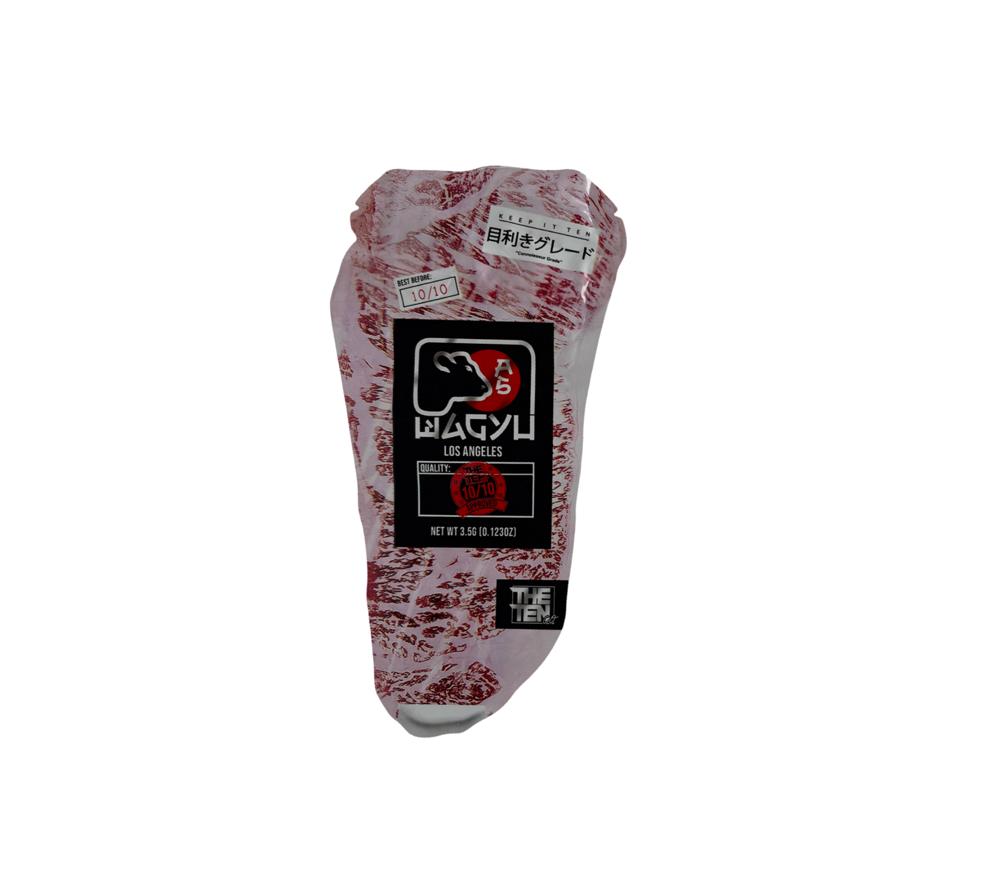 10x Wagyu - leere PE Verpackungen Shape