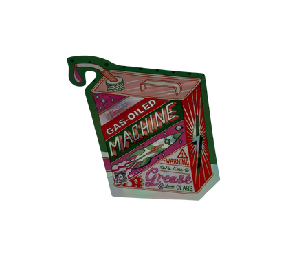 10x Gas Oiled - leere PE Verpackungen Shape