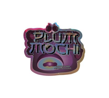 10x Plum Mochi - leere PE Verpackungen Shape