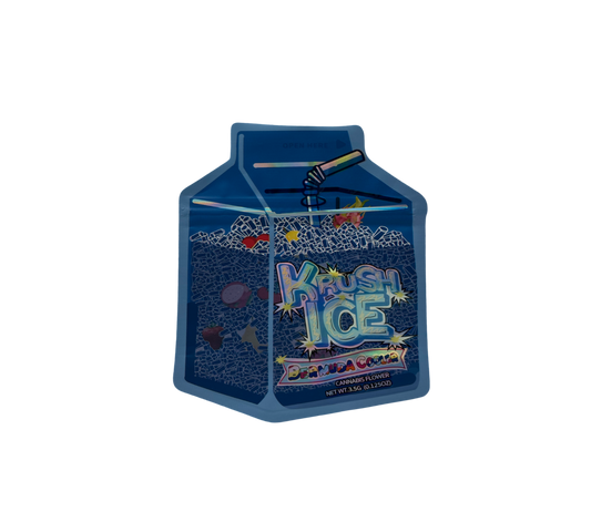 10x Krush Ice Bermuda - leere PE Verpackungen Shape