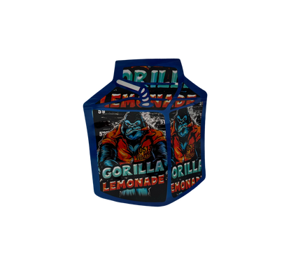 10x Gorilla Lemonade - leere PE Verpackungen Shape