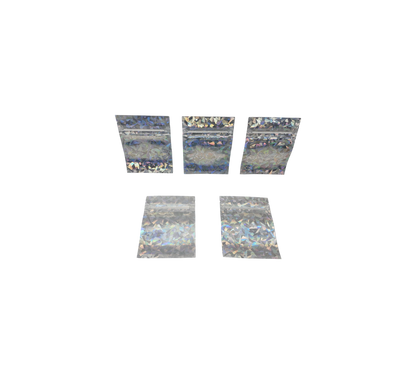 10x Holo Mix – leere PE Verpackungen