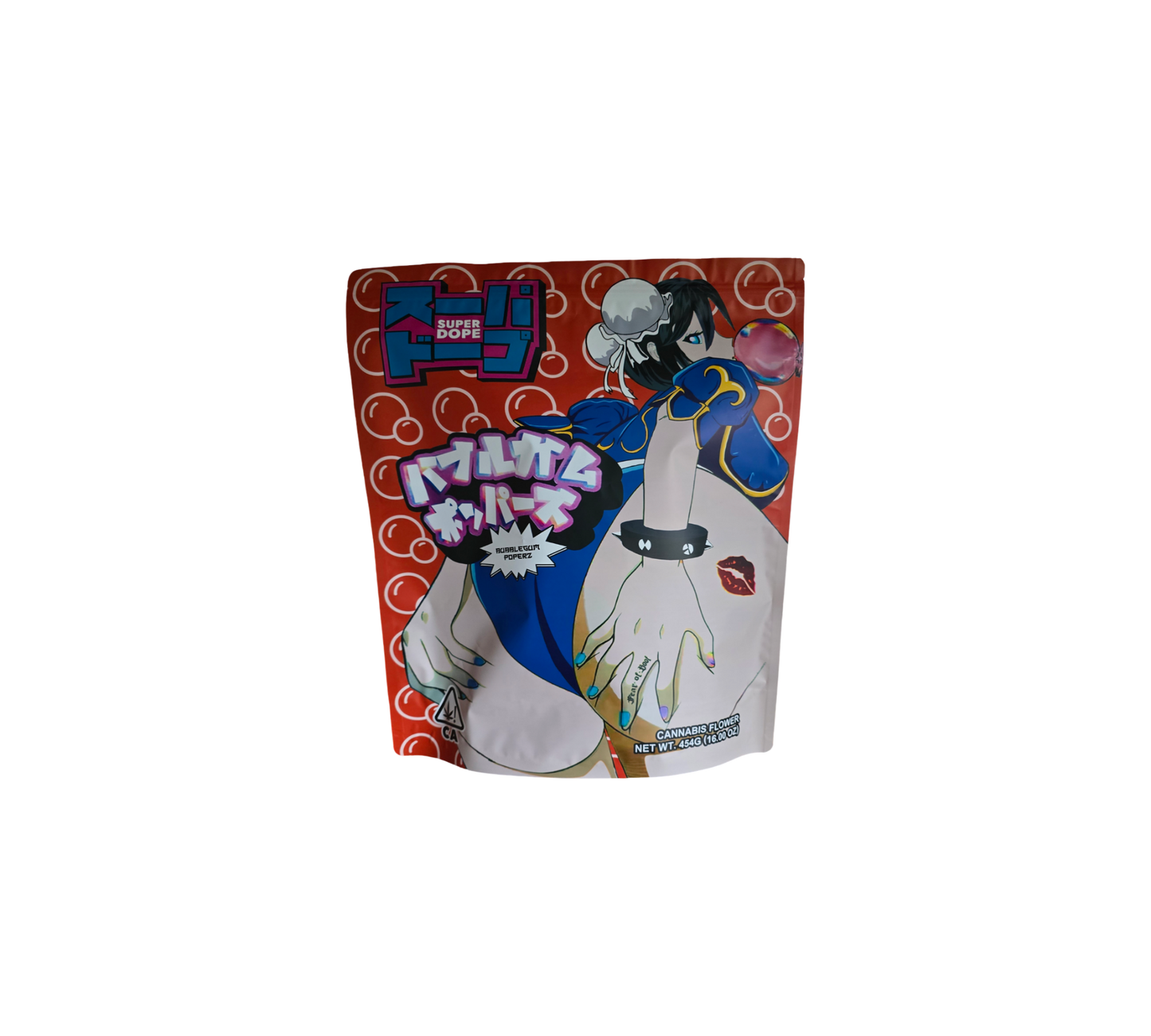 1x Bubblegum Popperz - leere PE Verpackungen