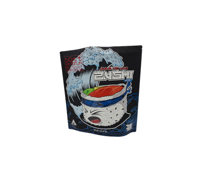 1x Zushi Blue - leere PE Verpackungen