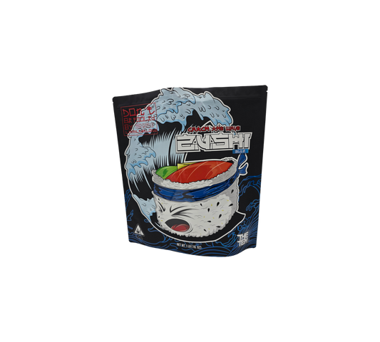 1x Zushi Blue - leere PE Verpackungen