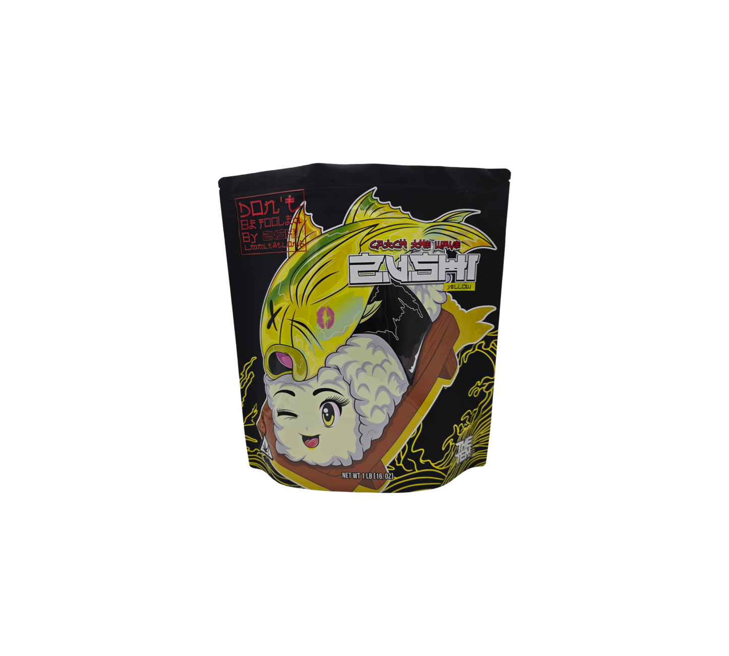 1x Zushi Yellow- leere PE Verpackungen