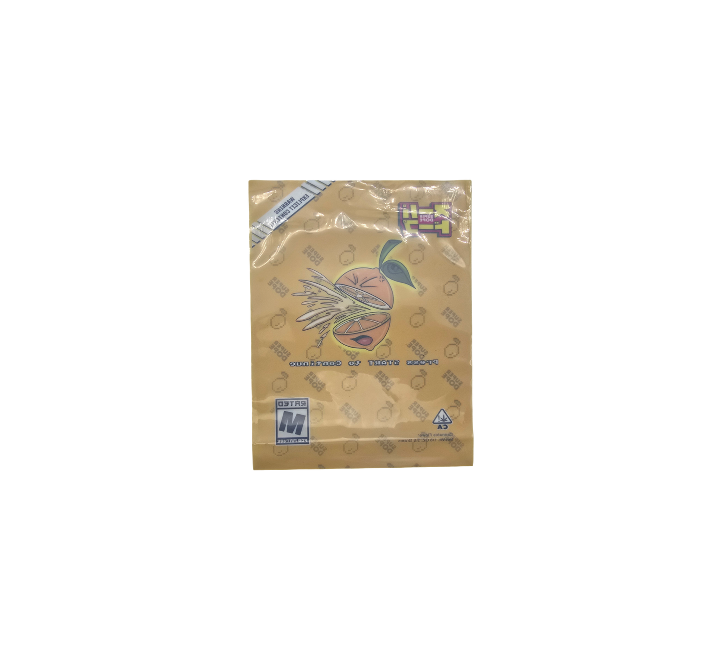 10x Lemon Popperz Schutzsleeves für Packs - Leer