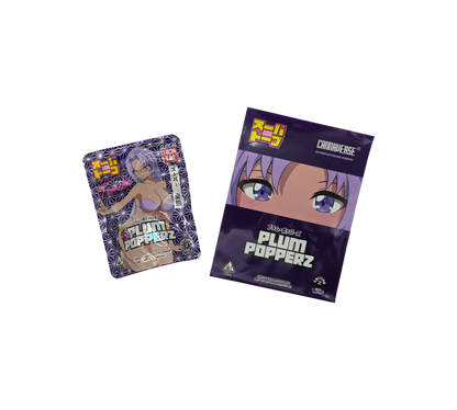 10x Plum Popperz Schutzsleeves für Packs - Leer