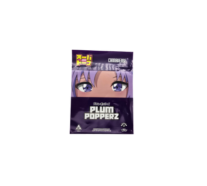 10x Plum Popperz Schutzsleeves für Packs - Leer