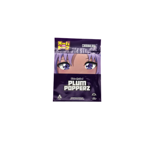10x Plum Popperz Schutzsleeves für Packs - Leer