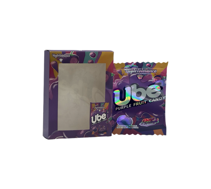 1x Purple Candy - Box & Pack im Set - leer