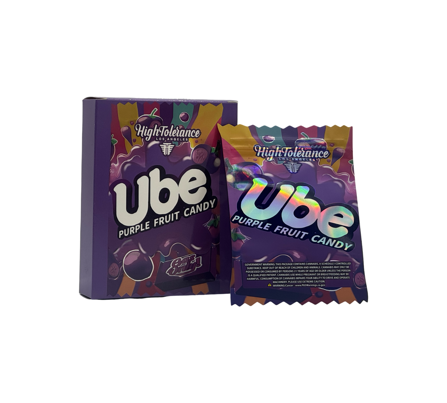 1x Purple Candy - Box & Pack im Set - leer