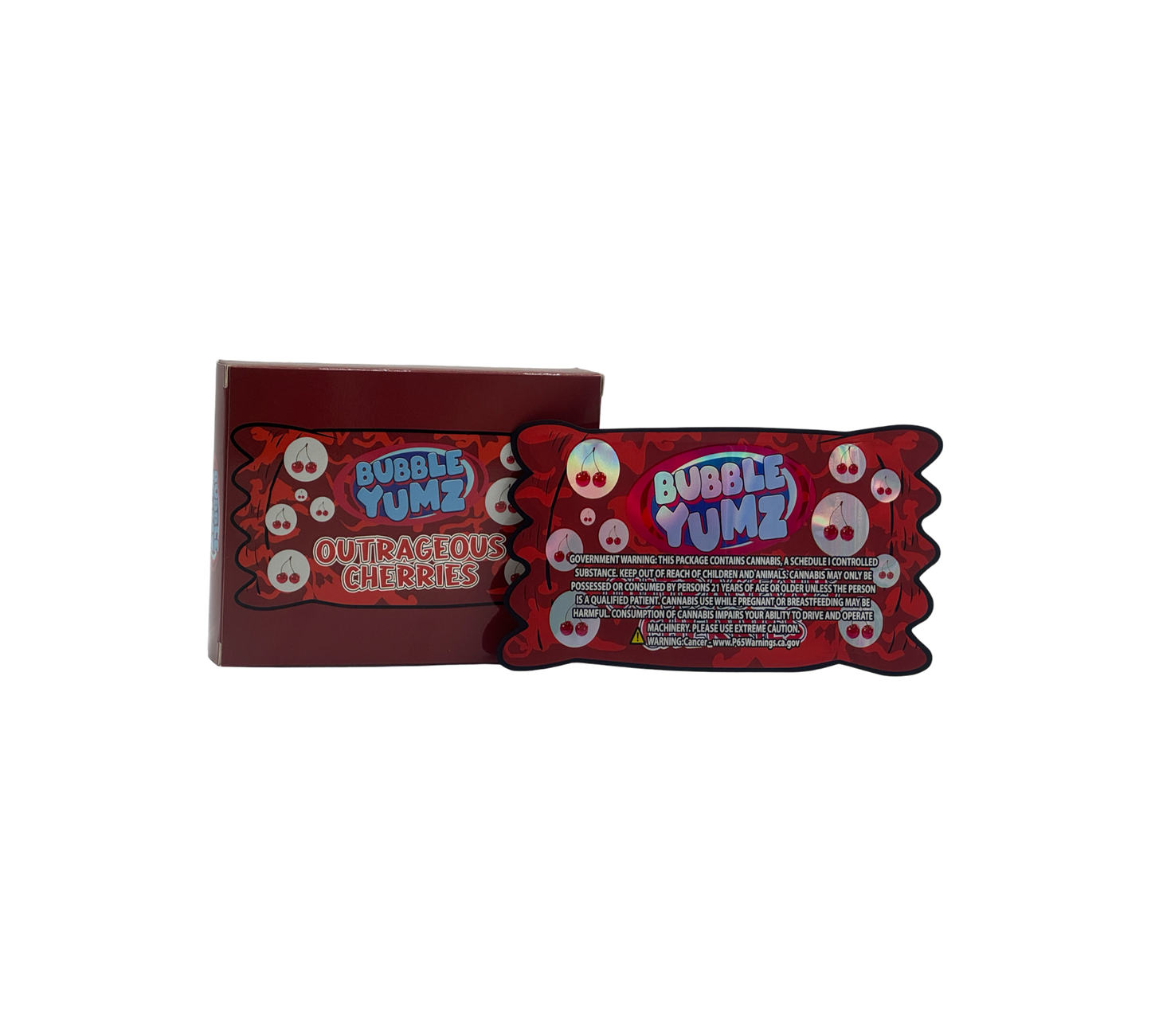 1x O Cherries - Box & Pack im Set - leer