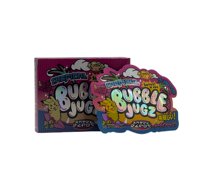 1x Tropical Bubble - Box & Pack im Set - leer