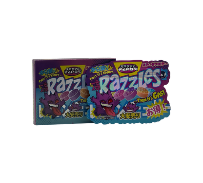 1x Crazy Candy - Box & Pack im Set - leer